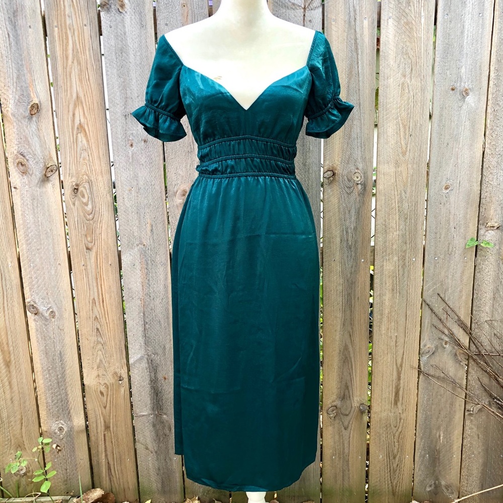 Show Me Your Mumu | Emerald Green Sweetheart dress